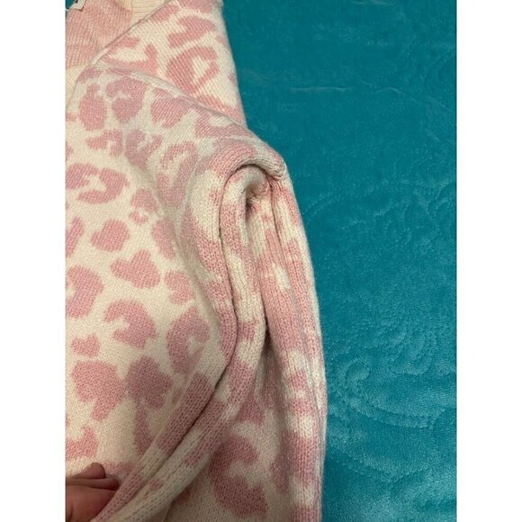 Adora Womens Small Leopard Print Sweater 50% Viscose 28% Nylon & 22% Polyester P - Picture 5 of 13